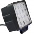 LED Darbo žibintas - halogenas siauro švietimo 48W 16 LED  (kvadratinis) EMC